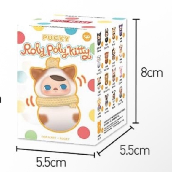 Pop Mart PUCKY Roly-Poly Kitty Series Figures - Picture 2 of 7